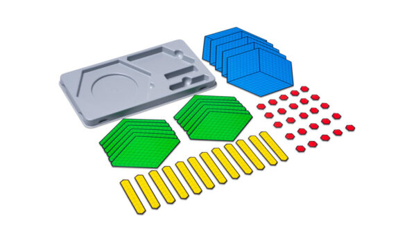 MAGNETNI 3-D OSNOVNI SET ZA PREDSTAVITEV DESETIŠKEGA SISTEMA - Image 3