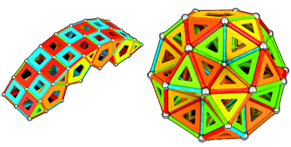 MAGNETNI BARVNI KONSTRUKTOR S PANELI GEOMAG, 388 delov - Image 3